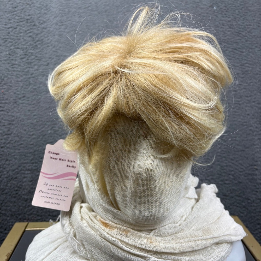Fashion Wigs Blonde Short Layered Pixie Cut Synthetic Wig GAB23106 Average Size